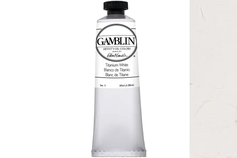 Gamblin Titanium White Oil Paint – High-Hiding, Sturdy Base For Oil Painting 1
