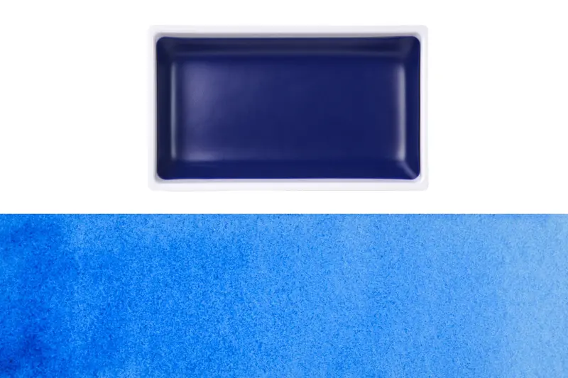 Gansai Tambi Cobalt Blue Watercolor Paint #60 1