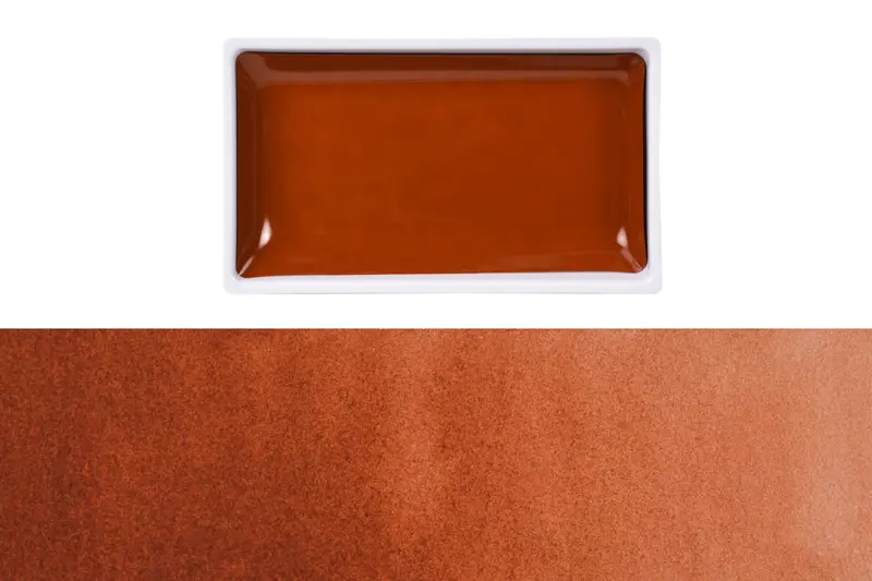 Gansai Tambi Watercolor Paint – Burnt Sienna (#46) 1