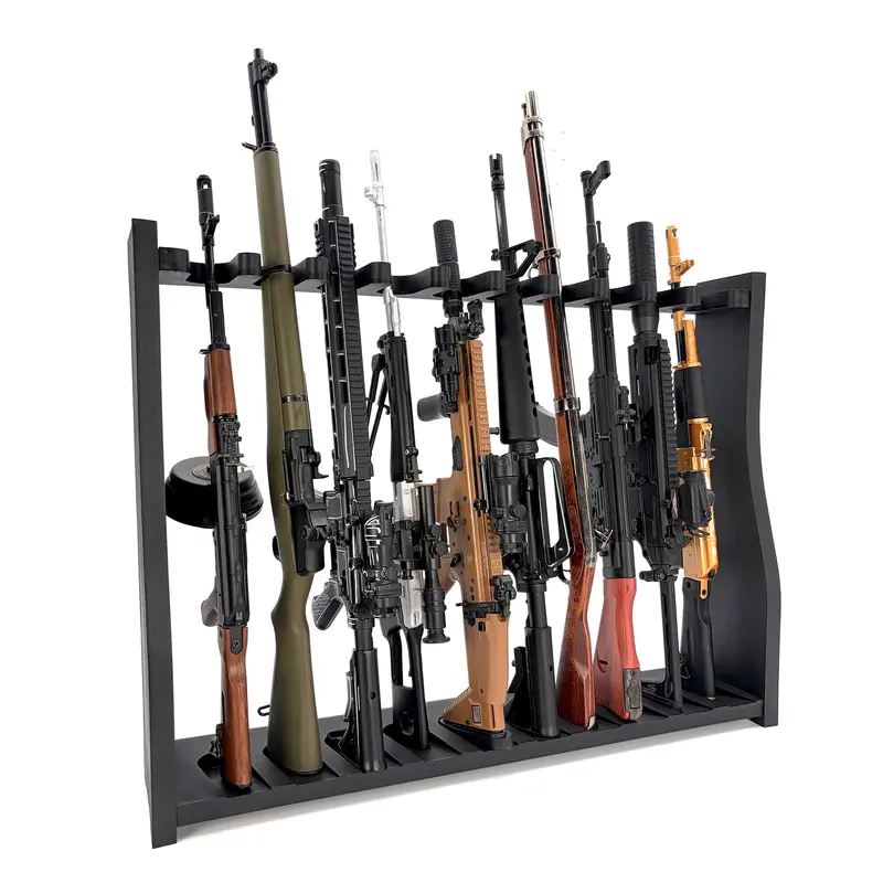 Goatguns Tactical Wall Rack – Matte Black Finish 1