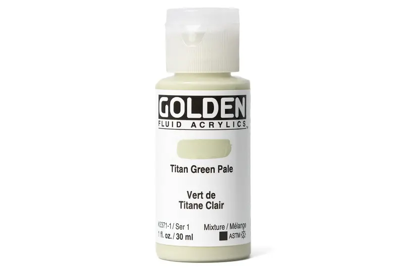Golden Fluid Acrylic Paint – Titan Green Pale Shade 1