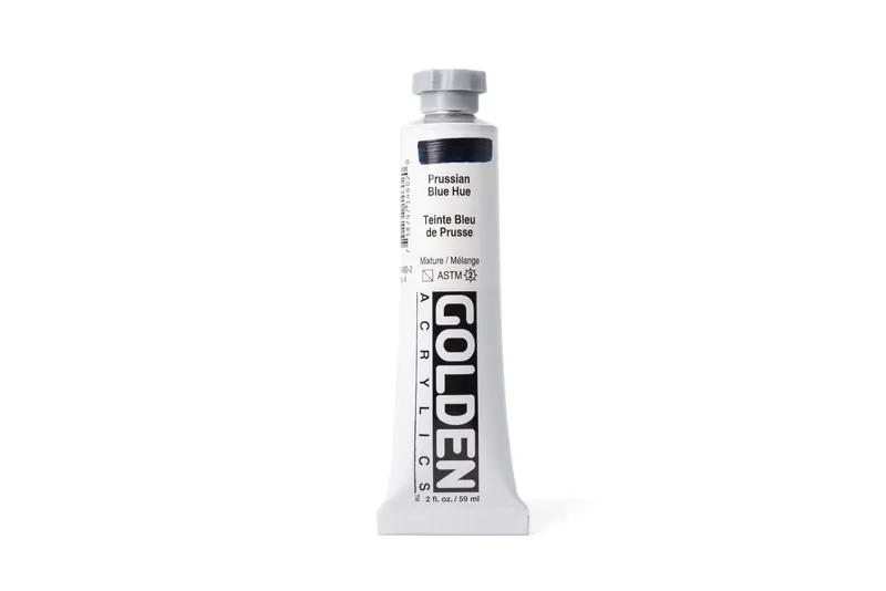 Golden Prussian Blue Hue Heavy Body Acrylic 1
