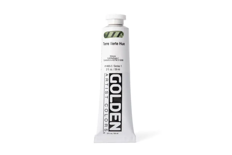 Golden Terre Verte Hue Heavy Body Acrylic 1