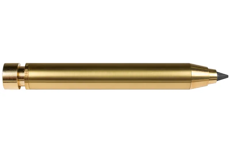 Graphic 5.6 Raw Brass Clutch Pencil – Hand-Finished Mechanical Pencil 1