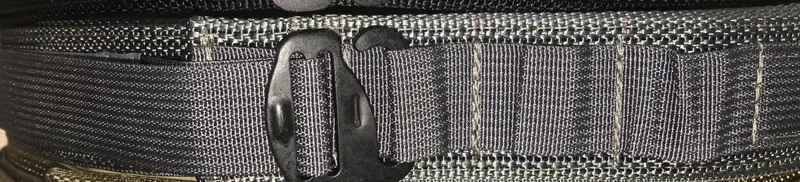 Gray Base Edc Slim-Fit Belt — Velcro-Lined, 56–60 Inches 1