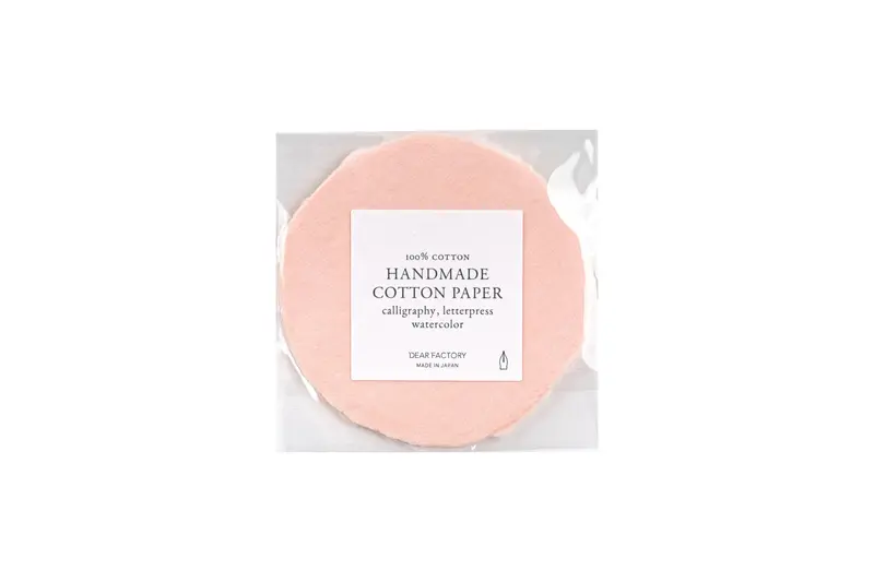 Handmade 100% Cotton Watercolor Paper Circles – 2.5" Diameter, Pack Of 3 3