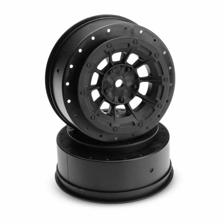 Hazard Sc6 Black Offset Wheel Set – +3Mm Width, 12Mm Hex, 2-Piece (Jc3344B) 1