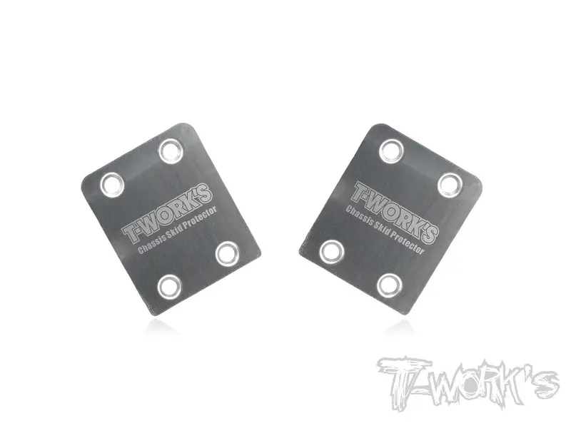 Hb Racing D817/D819/E819 Stainless Steel Rear Chassis Skid Plate (2-Pack) 1