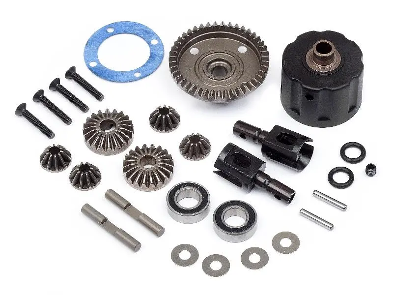 Hb Racing Lightweight Gear Differential Kit (Part Hb109835) 1
