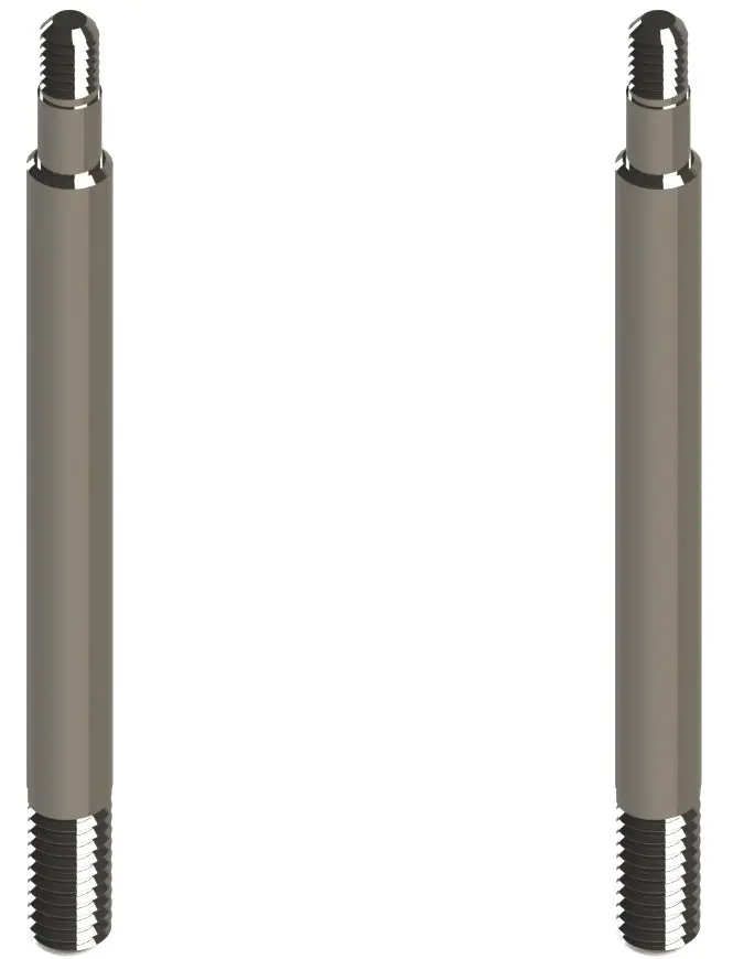 Hn #418A Front Shock Shaft – Precision Steel Component 1