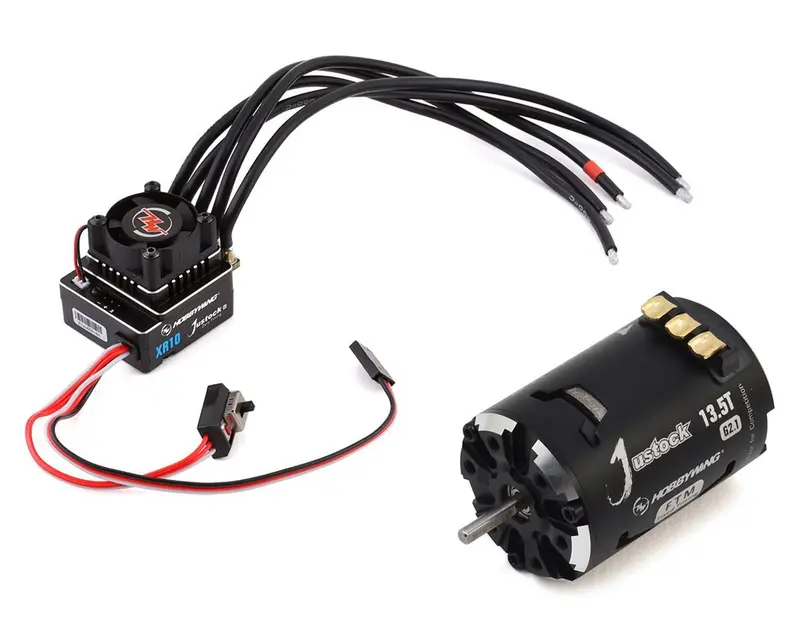 Hobbywing Xr10 Justock G3 Brushless Power System – 13.5T Sensored Motor + Sd G2.1 Esc (Model 38020320) 1