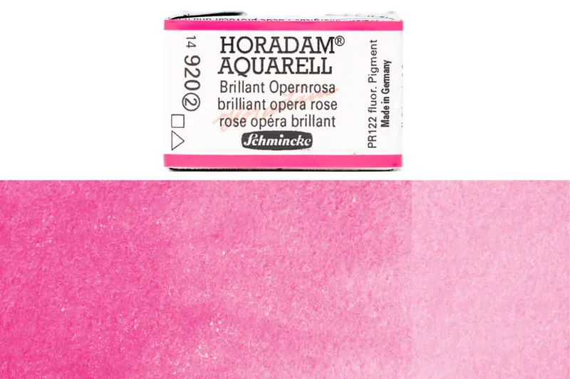 Horadam Full-Pan Watercolor Paint – Brilliant Opera Rose #920 1