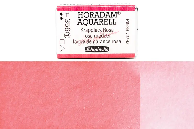 Horadam Full-Pan Watercolor Paint – Rose Madder (#356) 1
