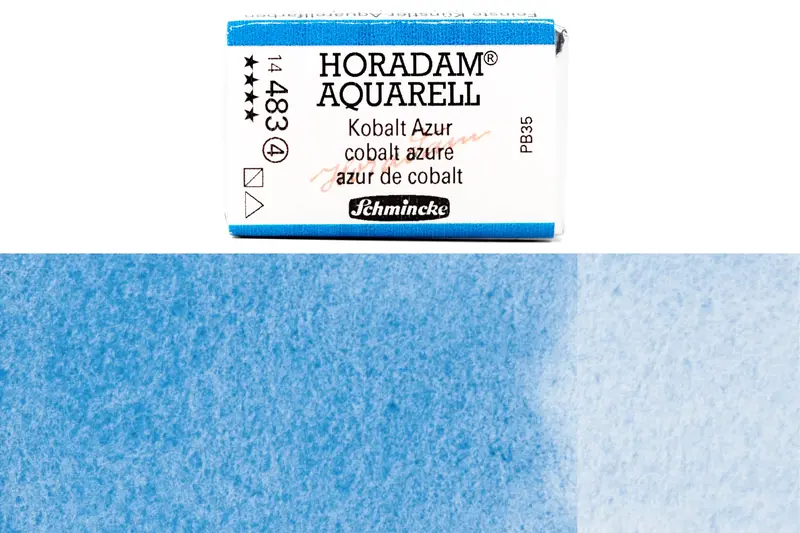 Horadam Watercolor Full Pan – Cobalt Azure #483 1