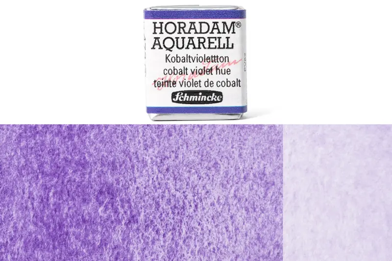 Horadam Watercolor Half Pan – Cobalt Violet Hue #473 1