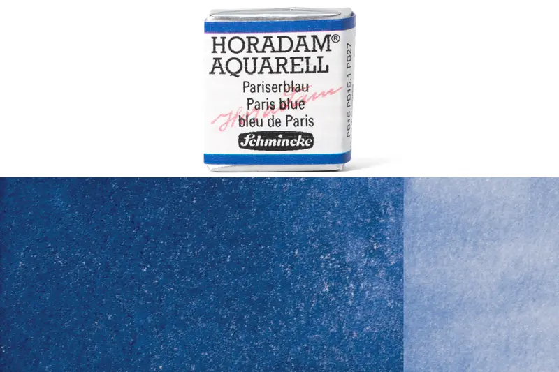 Horadam Watercolor Half Pan – Paris Blue #491 1