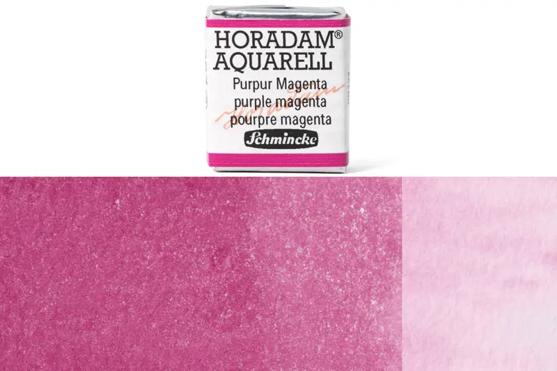 Horadam Watercolor Half Pan – Purple Magenta #367 1