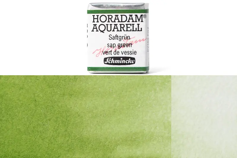 Horadam Watercolor Half Pan – Sap Green #530 1