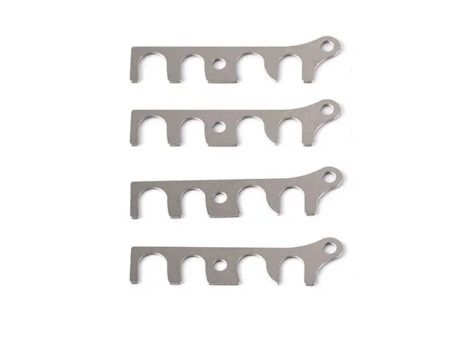 Infinity T200-0.4 Rear-Facing Lower Suspension Block Spacer – Stainless Steel, 0.4Mm (4-Pack) 1