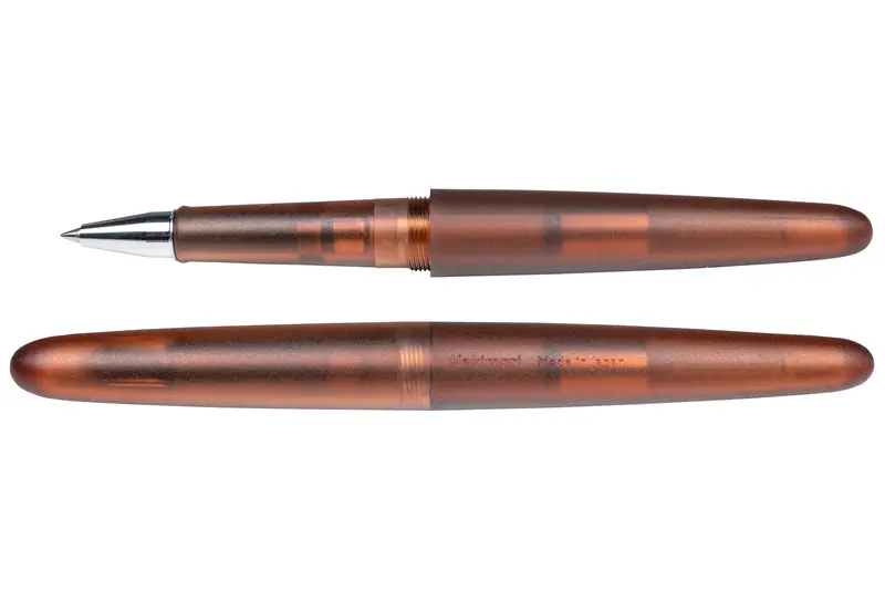 Kakimori Frost Rollerball Pen With Amber Transparency 1
