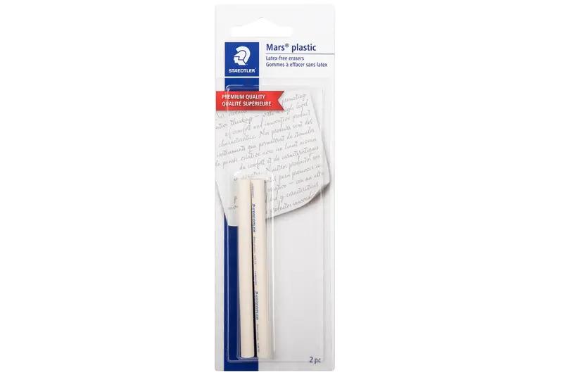 Mars Plastic Retractable Eraser Refills – Two-Pack Replacement Cartridges For Precision Erasing 1