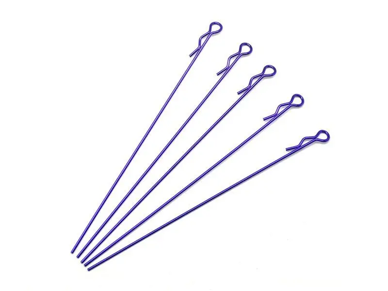 Metallic Purple Extra-Long 1:10 Rc Body Clip Kit – 5 Count 1