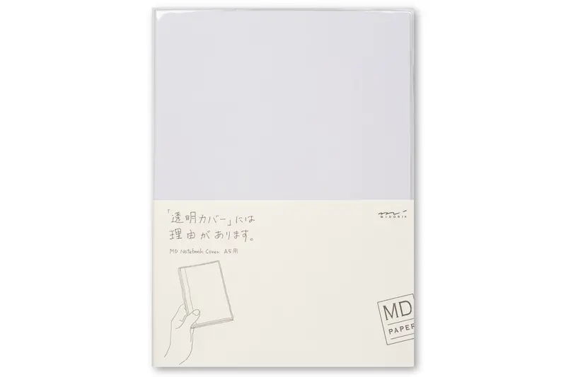 Midori Md A5 Notebook Cover – Transparent Vinyl 1