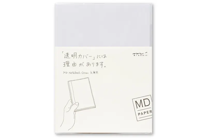Midori Md A6 Notebook Cover – Clear Vinyl Sleeve 1