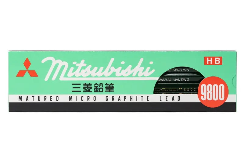 Mitsubishi 9800 Graphite Pencils – Hb, Pack Of 12 1