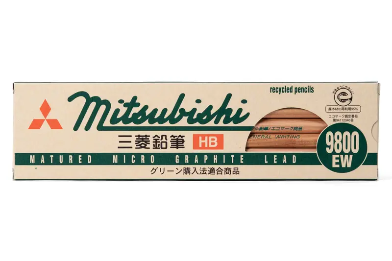 Mitsubishi 9800Ew Recycled Graphite Pencils – Hb, Pack Of 12 1