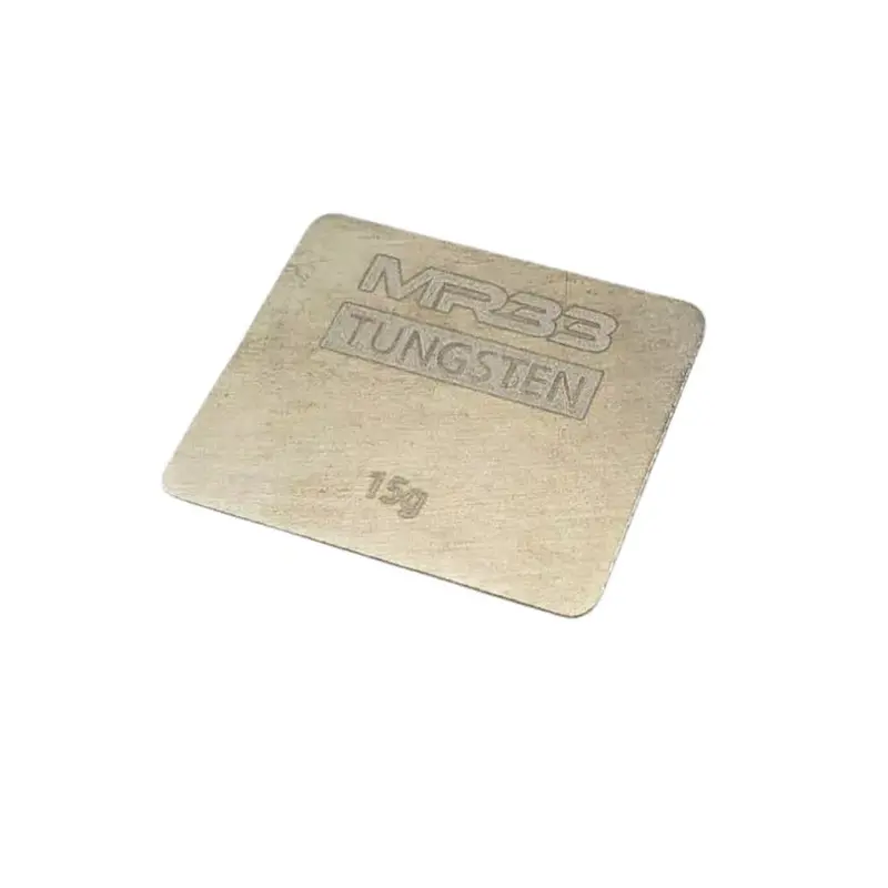 Mr33 15G Tungsten Weight Block (26 × 31.5 × 1 Mm) 1
