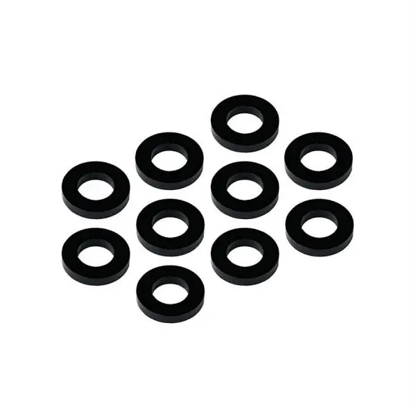 Mr33 Black Anodized Aluminum Shims – 3.0 × 6.0 × 1.0 Mm, 10-Piece Set 1