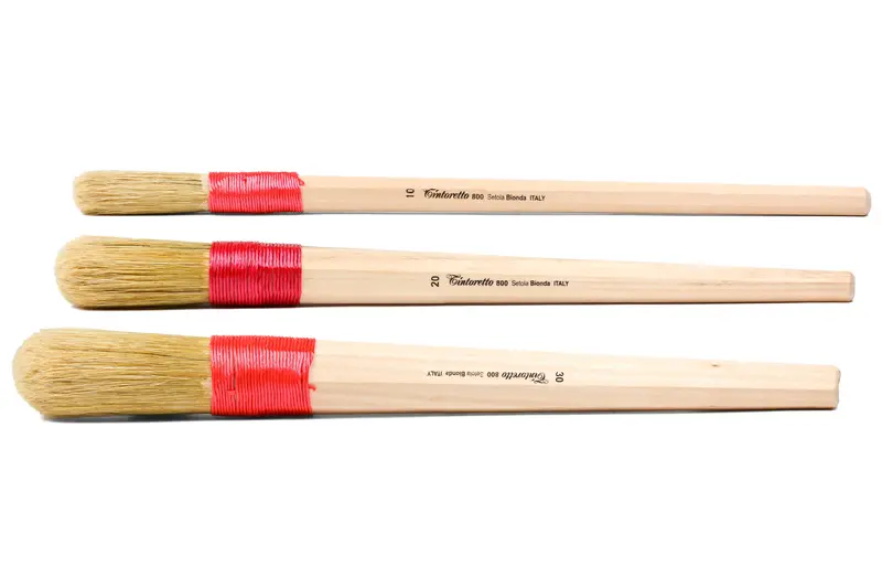 Muccino Series 800 Bristle Brushes – Professional Art Brushes 1
