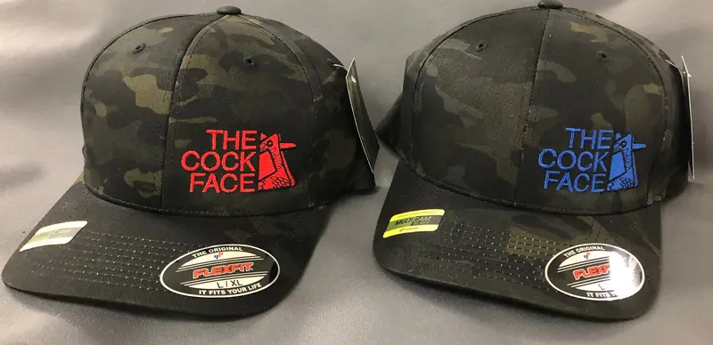 Multicam Black Cock Face Flexfit Hat – Structured Tactical Cap 1