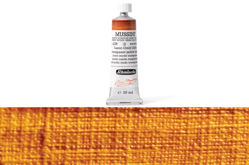 Mussini #236 Transparent Yellow Oxide Oil Color – 35 Ml 1