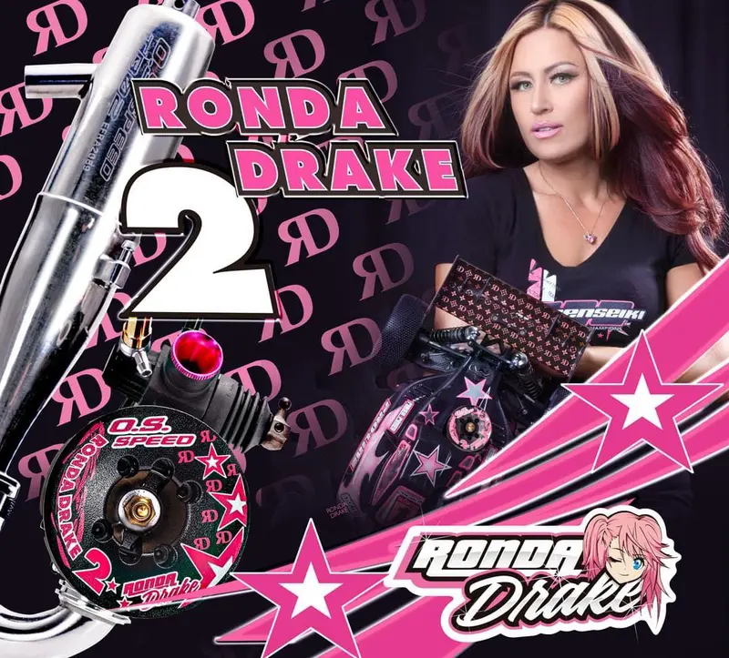O.S. Speed B21 Ronda Drake Pink Edition 2 – Complete Engine Combo W/ T-2090 Exhaust 1