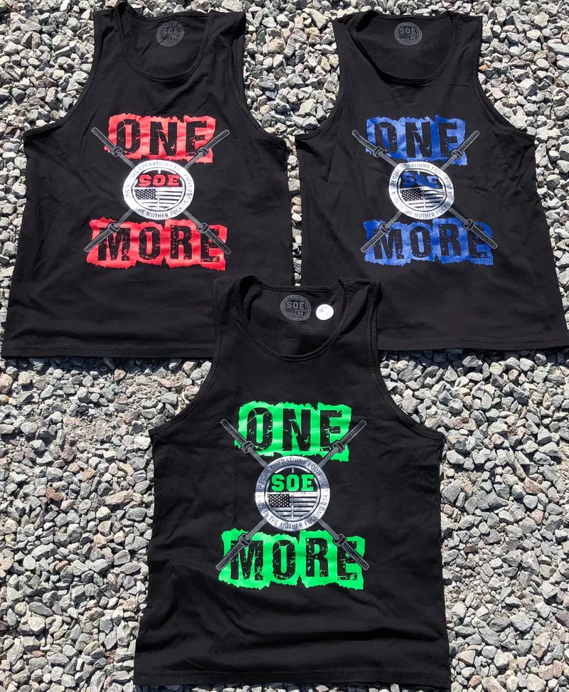 One More Tank Top – Minimalist Athletic Sleeveless Shirt 1