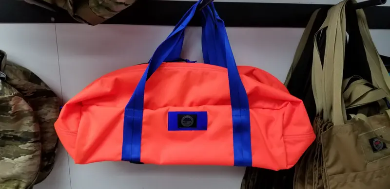 Orange And Blue Medium-Sized Laundry Bag 1