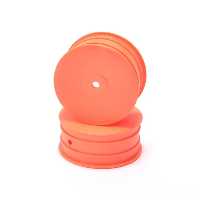 Orange Hex Front Wheel Set For 4Wd Rc Models 1