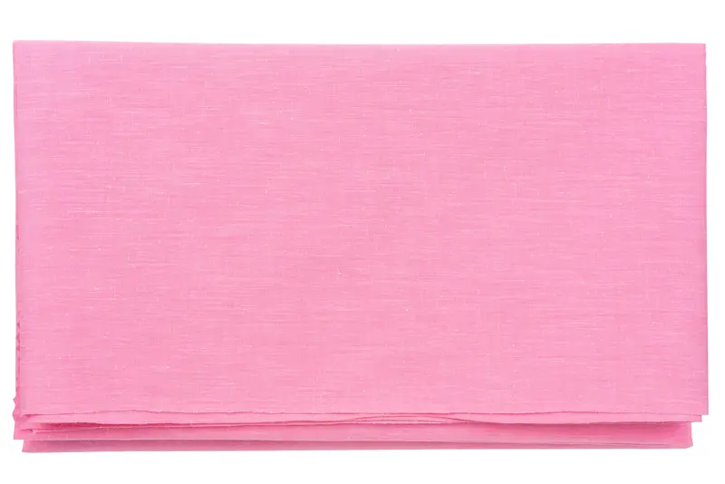 Pink Cotton-Blend Chambray Fabric By The Yard 1