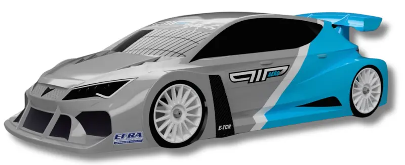 Pip-Aero E-Tcr Fwd Body – 190Mm Width, 1/10 Scale 1
