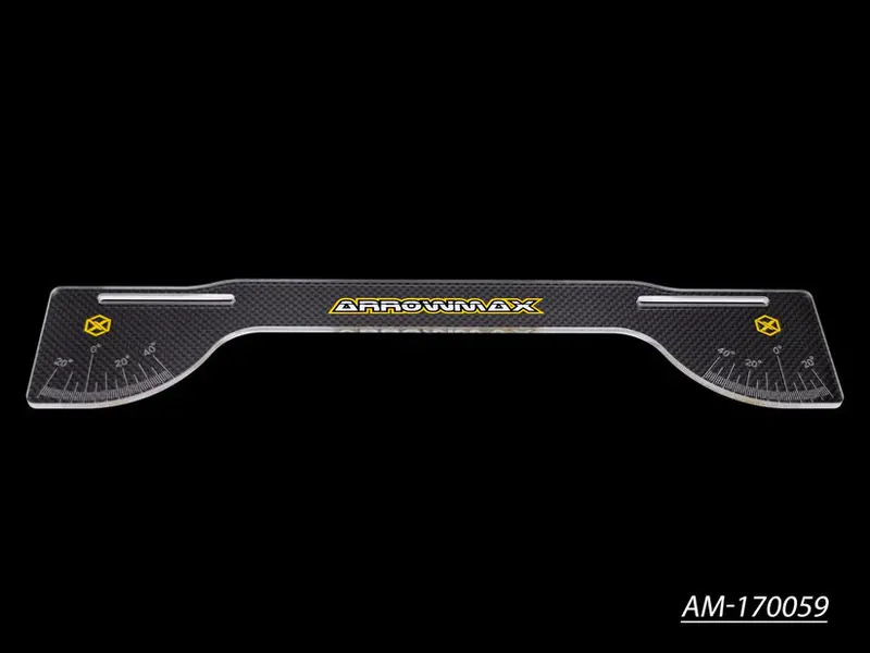 Precision Toe-In Setup Plate – Aluminum Gauge For 1/8 Off-Road Vehicle Alignment (Am-170059) 1