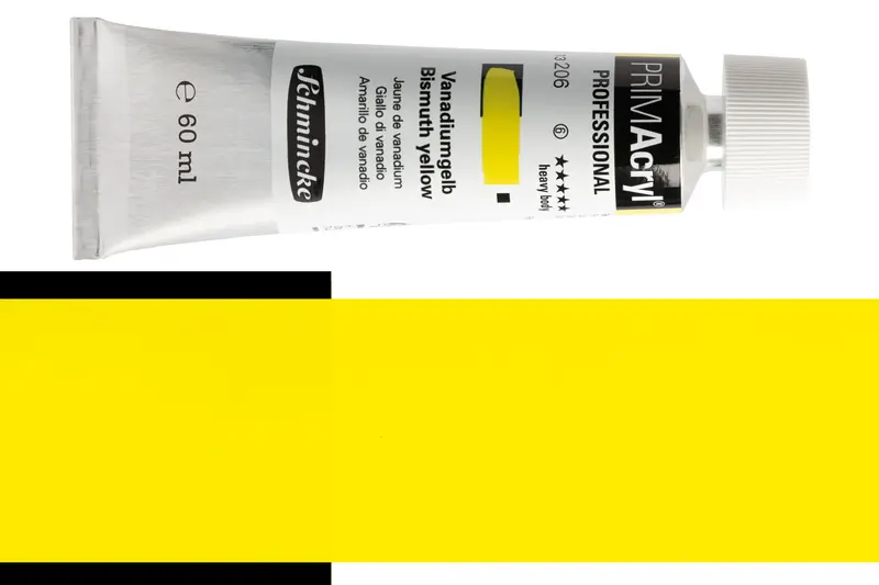 Primacryl Professional Bismuth Yellow Acrylic Paint #206 1