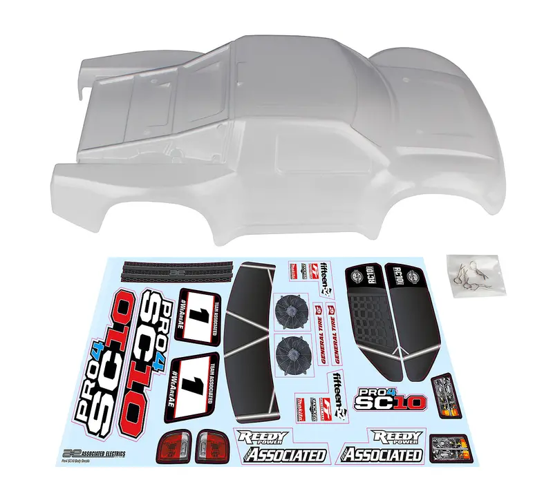Pro4 Sc10 Contender Clear Rc Body Shell 1