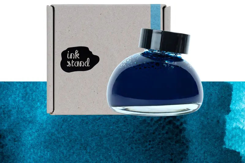 Puddle Blue Ink Bottle – Inkstand Series No. 02 1