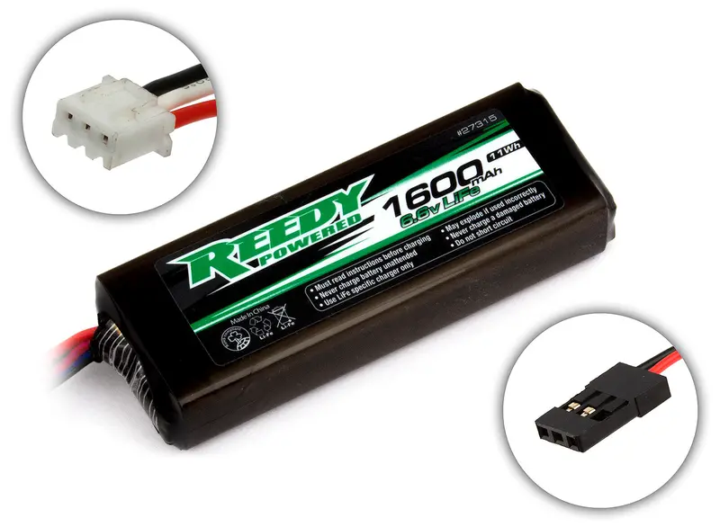 Reedy Life Pro Transmitter/Receiver Battery – 6.6V, 1600Mah, Flat Format 1