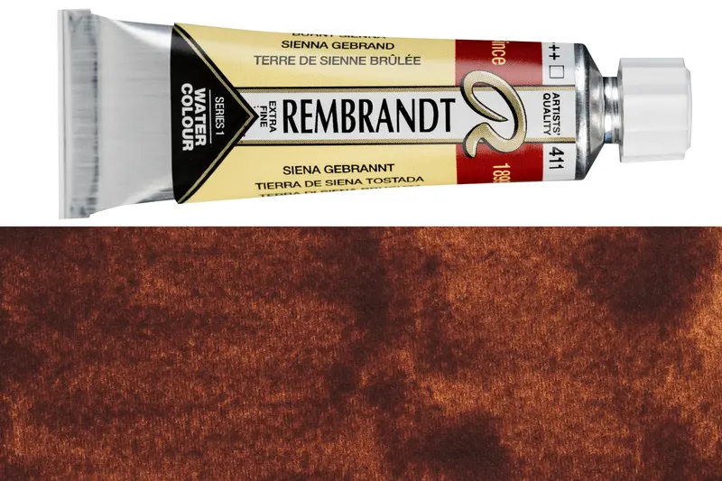 Rembrandt Burnt Sienna Watercolor Paint (10 Ml) 1