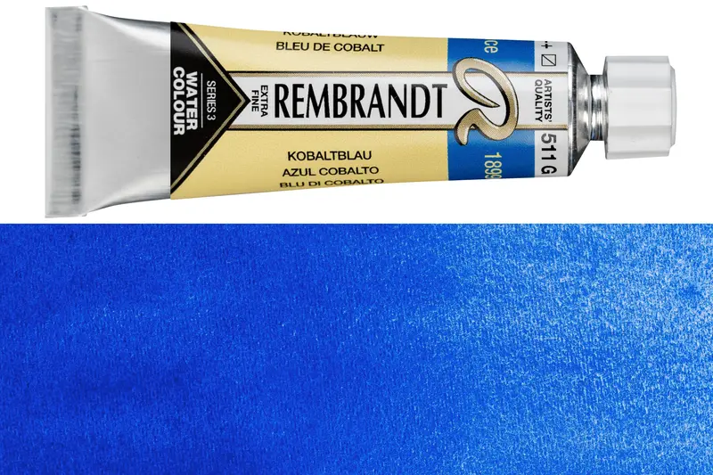 Rembrandt Cobalt Blue Watercolor Paint (10 Ml) 1