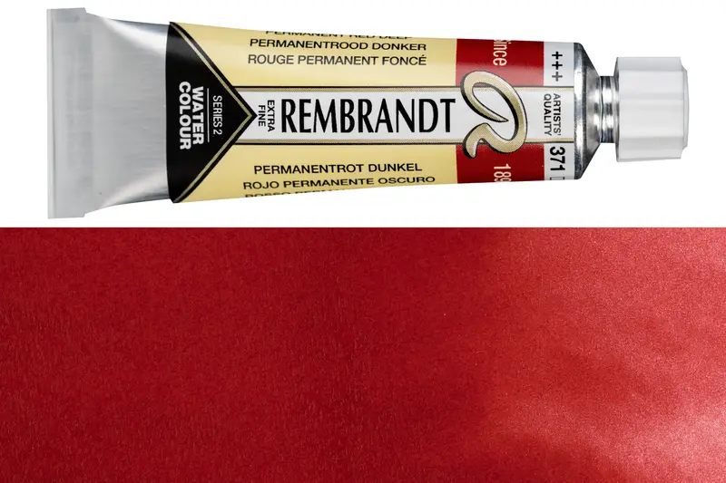 Rembrandt Permanent Red Deep Watercolor, 10 Ml Tube 1