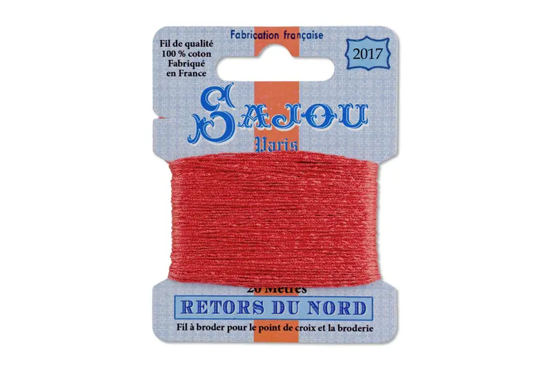 Retors Du Nord Coral Embroidery Thread #2017 1